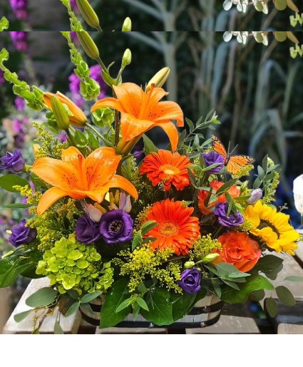 Butterfly Garden Arrangement