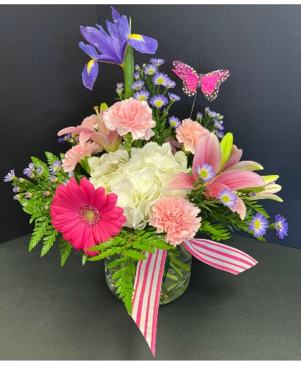 Butterfly Garden Floral Arrangement