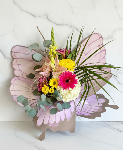 Butterfly Garden Wrap Powell Florist Exclusive