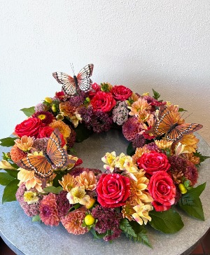 Butterfly Heaven  Urn Arrangement