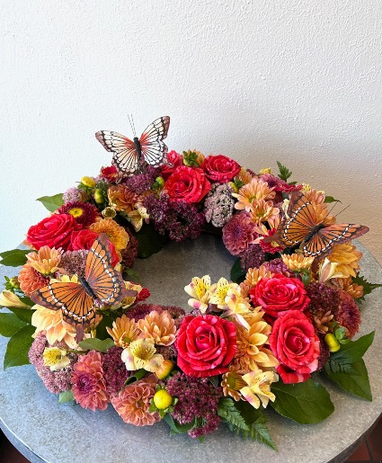 Butterfly Heaven  Urn Arrangement