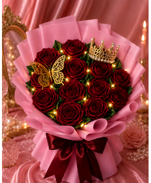 Butterfly Heirloom (Forever Ribbon Rose Bouquet) Call Us for Faster Service & Daily Specials: (915) 303-8500 Text Us to Order Anytime: (915) 505-3708 Your trusted source for Flowers & Delivery in El Paso TX