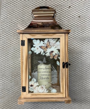 Butterfly Lantern wooden lantern 