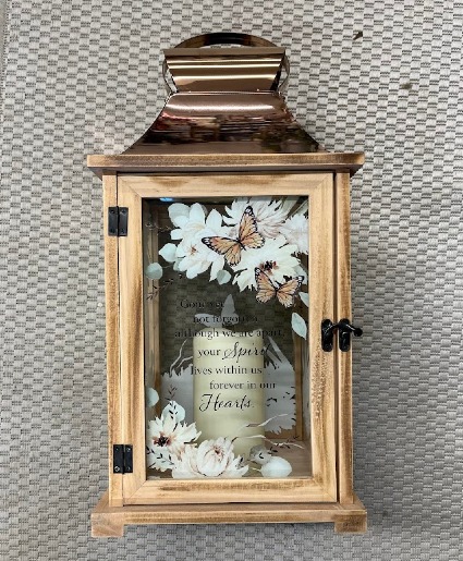 Butterfly Lantern wooden lantern 