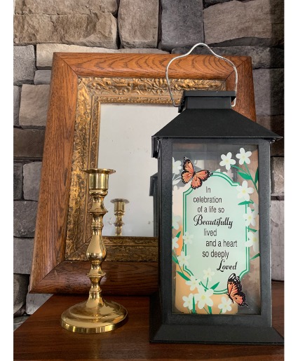Butterfly Memorial Lantern 