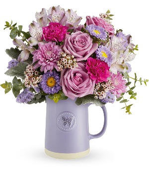 Butterfly Pitcher Arrangement