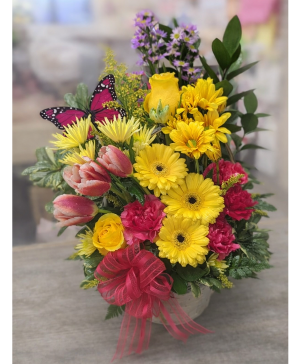 Butterfly Sunshine Basket 