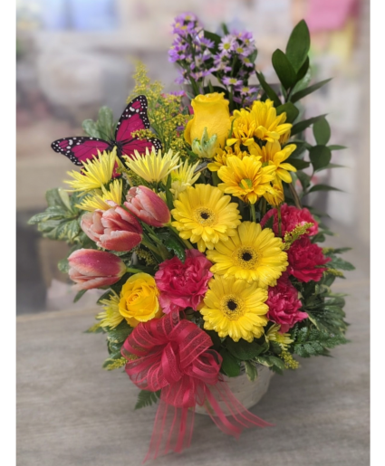 Butterfly Sunshine Basket 