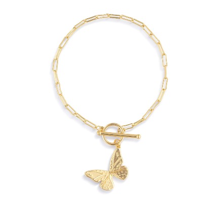 Butterfly Toggle Bracelet  