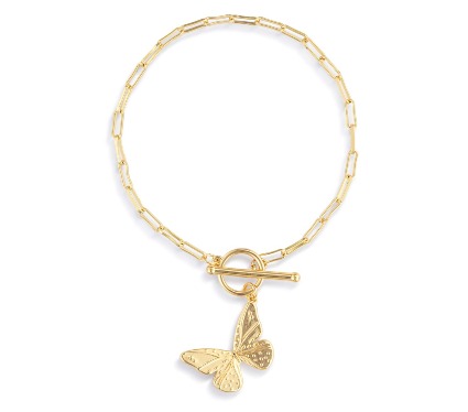 Butterfly Toggle Bracelet  