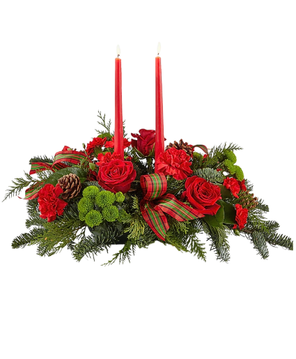 By the Candlelight Centerpiece 