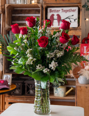 By the Dozens 1,2 or 3  rose arrangement