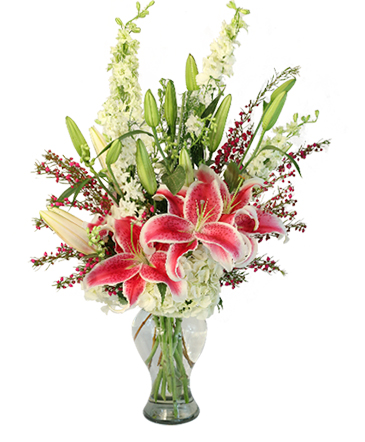 Deeply Dedicated Vase Arrangement  in Presque Isle, ME | COOK FLORIST, INC.