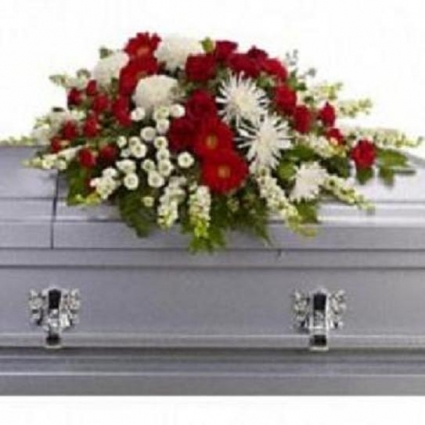 Strength and Wisdom Casket Spray