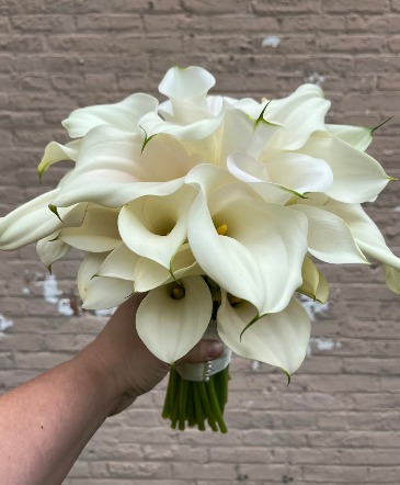 Calla Bouquet Wedding Flowers in Medina, NY | CREEKSIDE FLORAL AND DESIGN