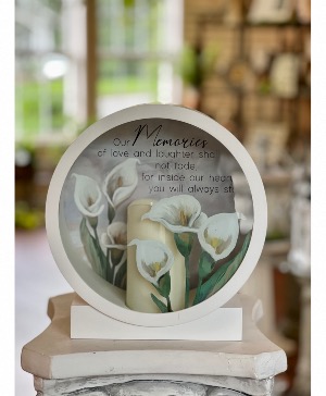 Calla Lily Shadow Box Candle 