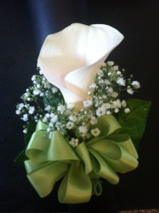 Calla Lily Corsage Wrist Corsage