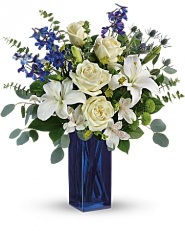Calming  Cobalt Bouquet Bouquet