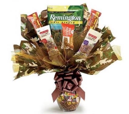 Camo Candy Kit Gift Basket