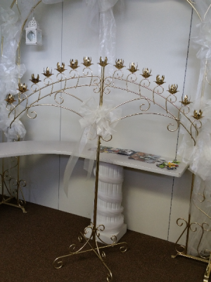 Candelabra Gold  Rental 