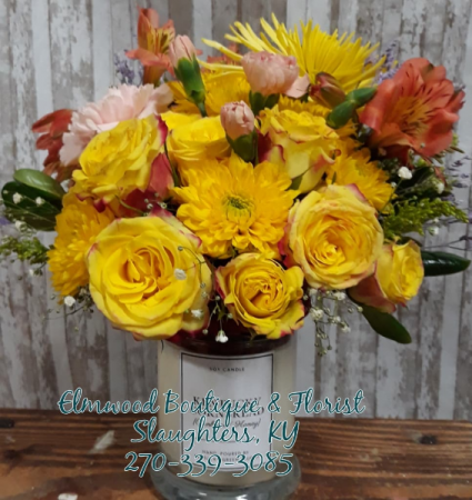 Candle & Floral Duo 