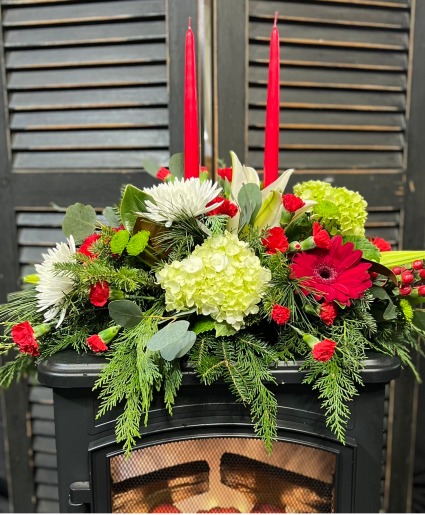 Candle Lite Christmas Centerpiece