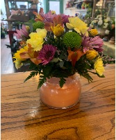 Candle With Flowers 