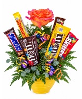 Candy Bar Bouquet Arrangement