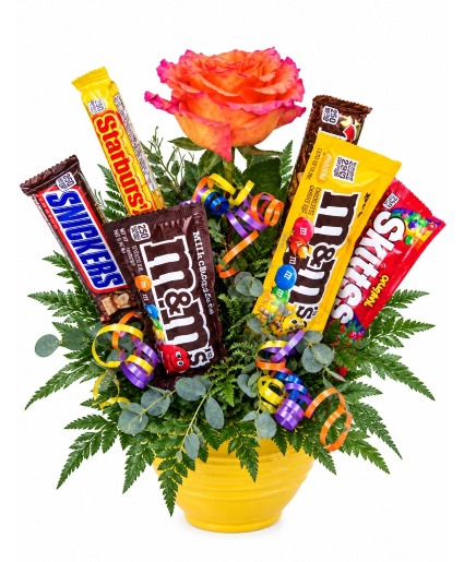 Candy Bar Bouquet Arrangement