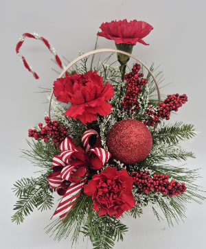 Candy Cane Lane Floral Bouquet