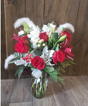 Candy Cane Vase