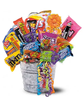 Candy Gift Basket Bucket Gift Basket