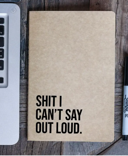 Can't Say Out Loud Journal 