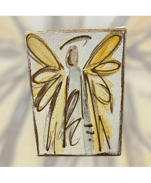 Canvas Painted Angel  