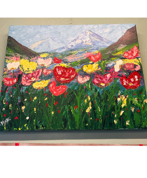 Canvas - Poppies art