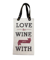 Canvas Wine Tote 