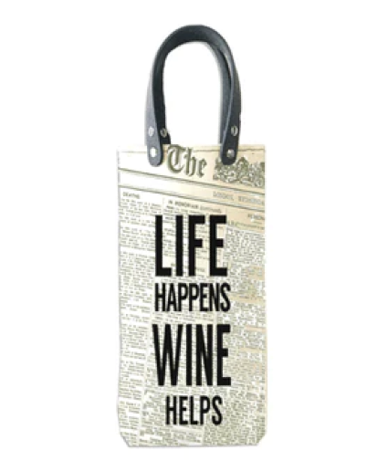 Canvas Wine Tote 