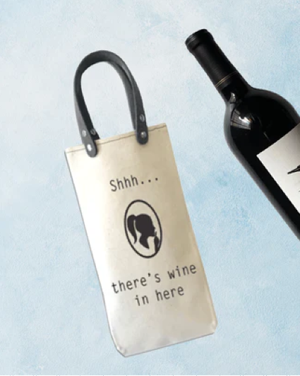 Canvas Wine Tote 