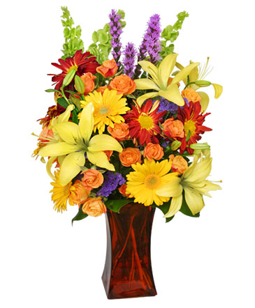 Canyon Sunset Arrangement in Tomball, TX | CORNELIUS FLORIST NORTHWEST
