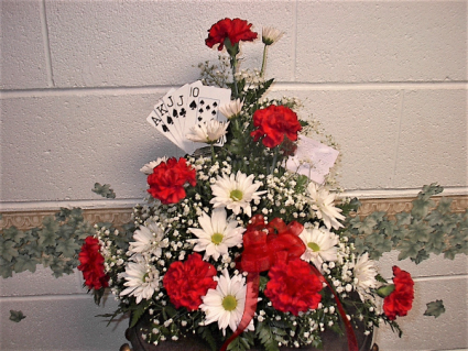 Card club funeral arrangement