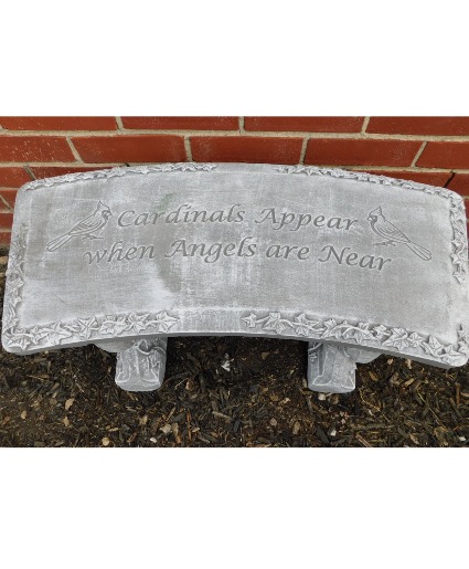Cardinal Bench Stepping Stone