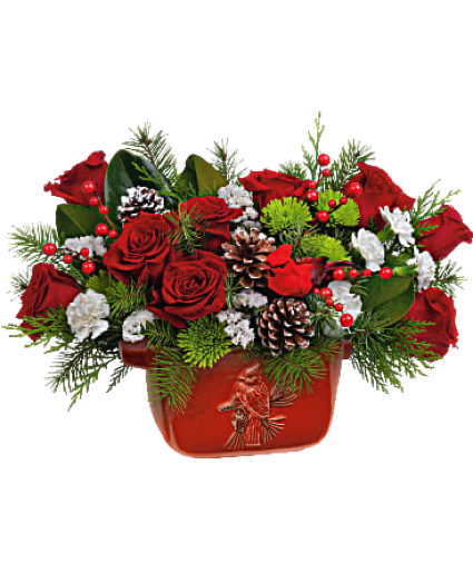 Cardinal Centerpiece 
