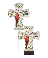 Cardinal Cross Stake/Pedestal 