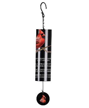 Cardinal Cylinder Chime  Windchime