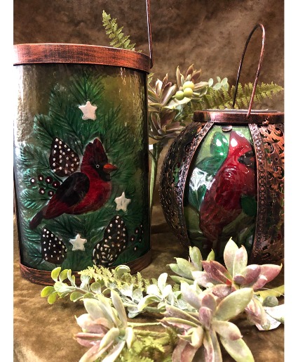 Cardinal Solar Powered Lantern 