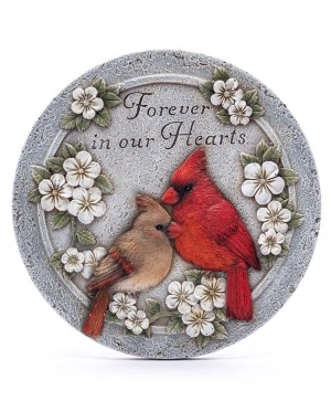 Cardinal Stone Plaque 