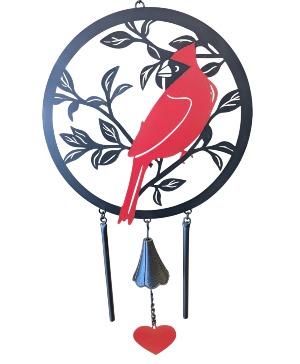 Cardinal Wind Chime 