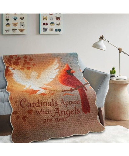 CARDINALS APPEAR WHEN ANGELS ARE NEAR SYMPATHY OR GIFT
