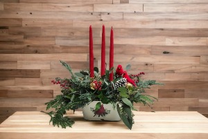 Cardinals in Winter Can be Shipped UPS