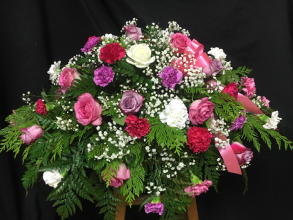 Carnation and Roses Casket Spray